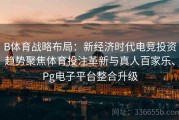 B体育战略布局：新经济时代电竞投资趋势聚焦体育投注革新与真人百家乐、Pg电子平台整合升级