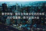 数字转型：金年会完善安全防控体系的价值重塑，数字金融大会