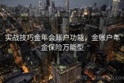 实战技巧金年会账户功能，金账户年金保险万能型