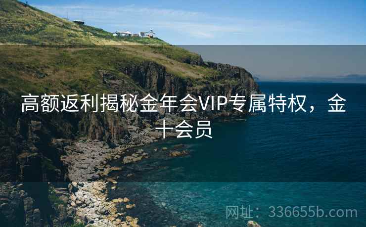 高额返利揭秘金年会VIP专属特权，金十会员